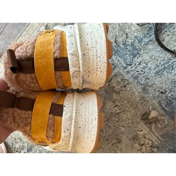 New YMC X FLOWER MOUNTAIN - Kotetsu Suede/Eco Shearling - Zucca Brown Size 7 - Picture 9 of 9